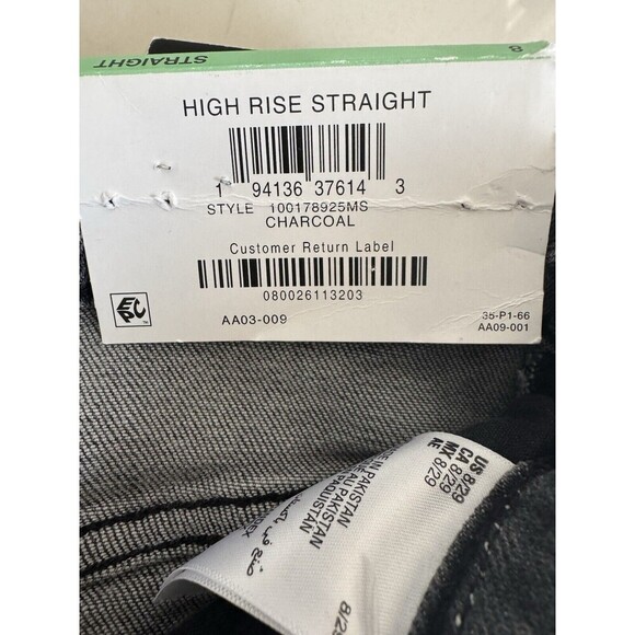 I.n.c. Concepts Women's Distressed High-Rise Straight-Leg Jeans core denim 8/29 - Picture 13 of 16